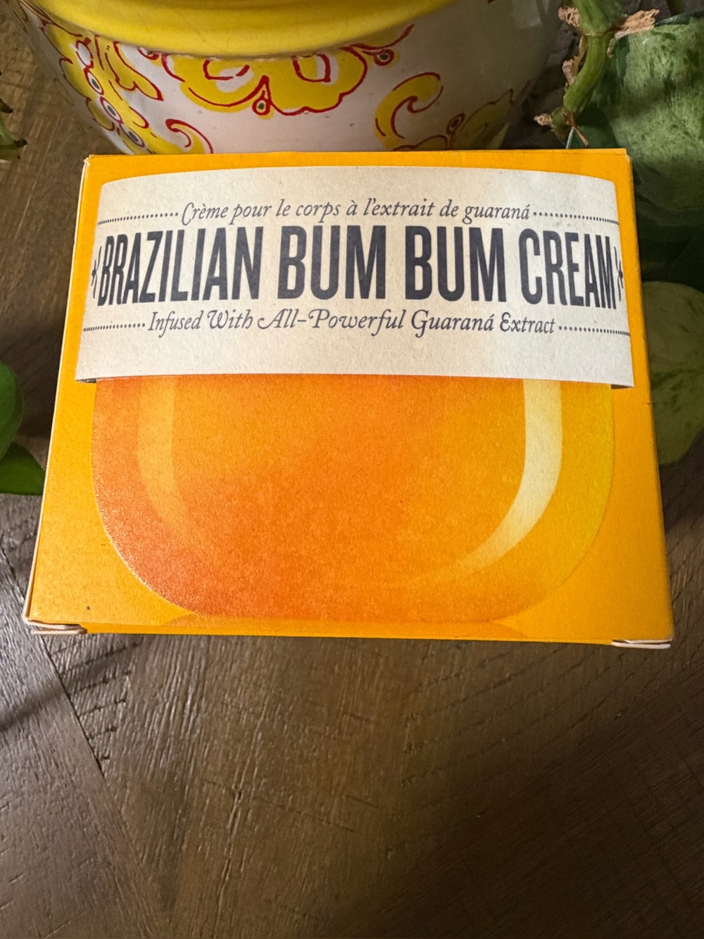 Sol de Janeiro Orange and Yellow Brazilian Bum Bum Cream Box